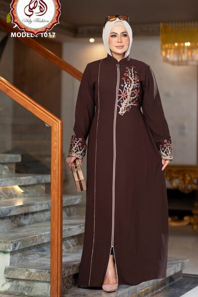 Abaya élégante avec broderie