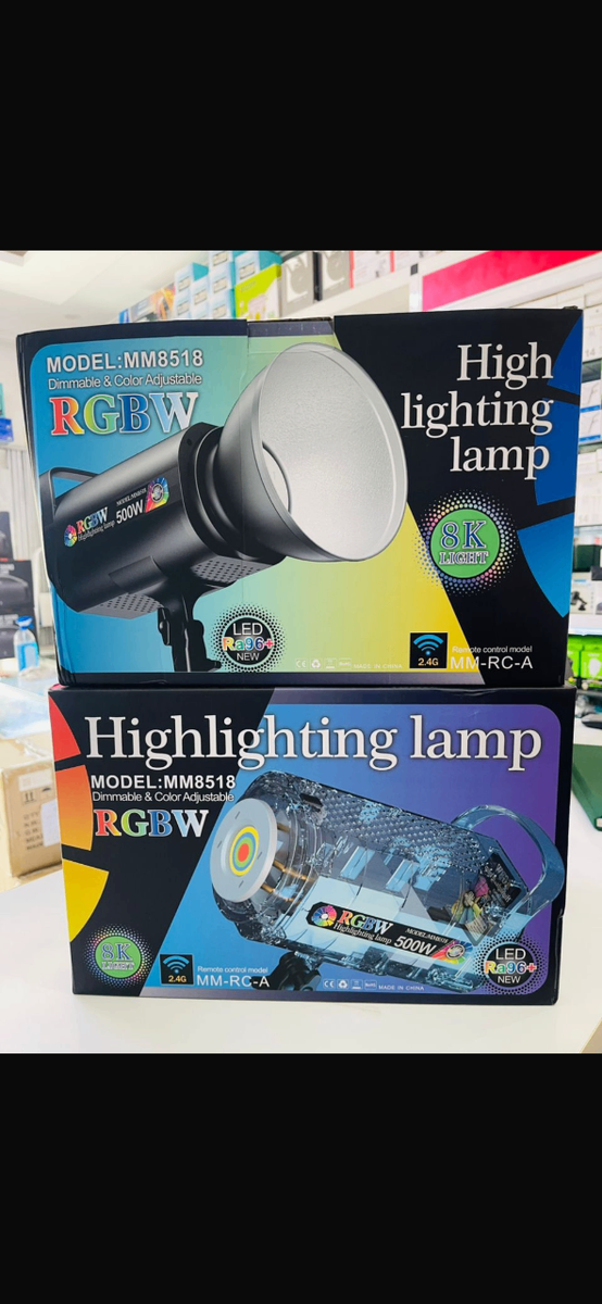 Lampe de studio pro RGBW 500W