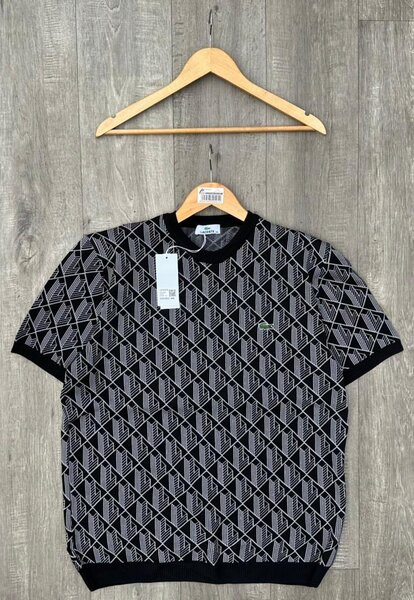 T-shirt homme motif géométrique