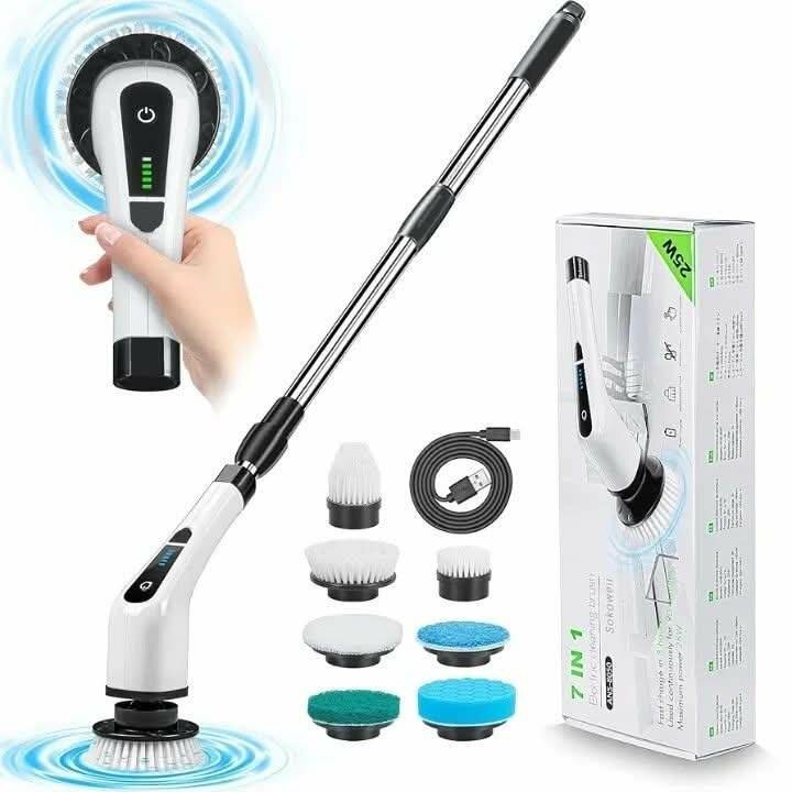 7  in 1 Electric  spinning brush   Cordless