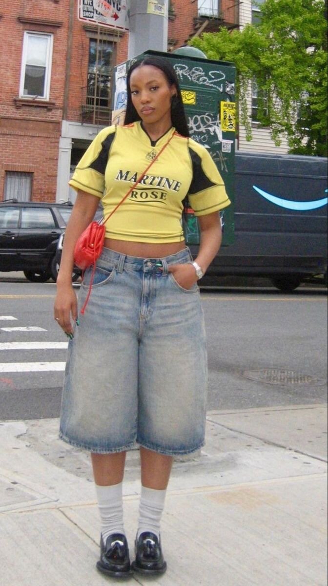 Bermuda en jean décontractée