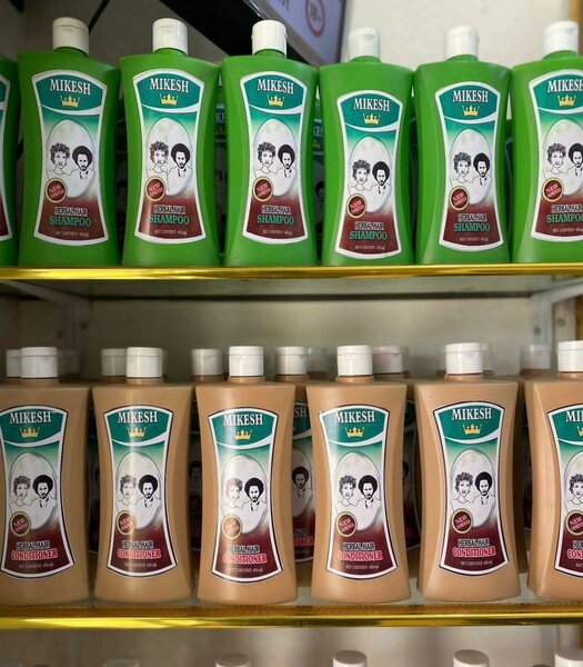 Mikesh hair cream and shampoo