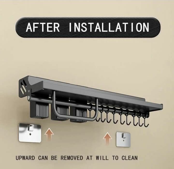 Étagère murale de cuisine multifonction