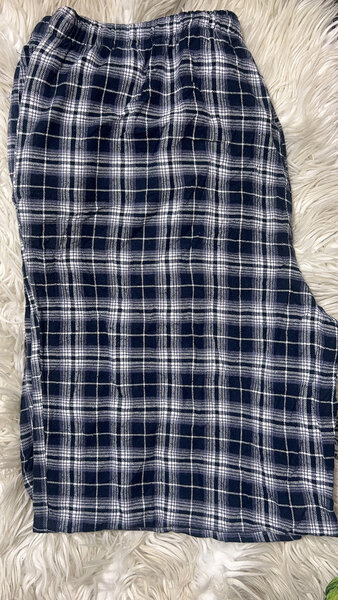 Pantalon pyjama carreaux noir