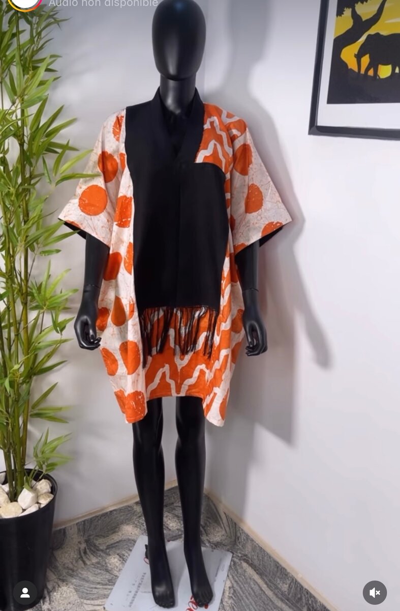 Robe Boubou Colorée Éthnique