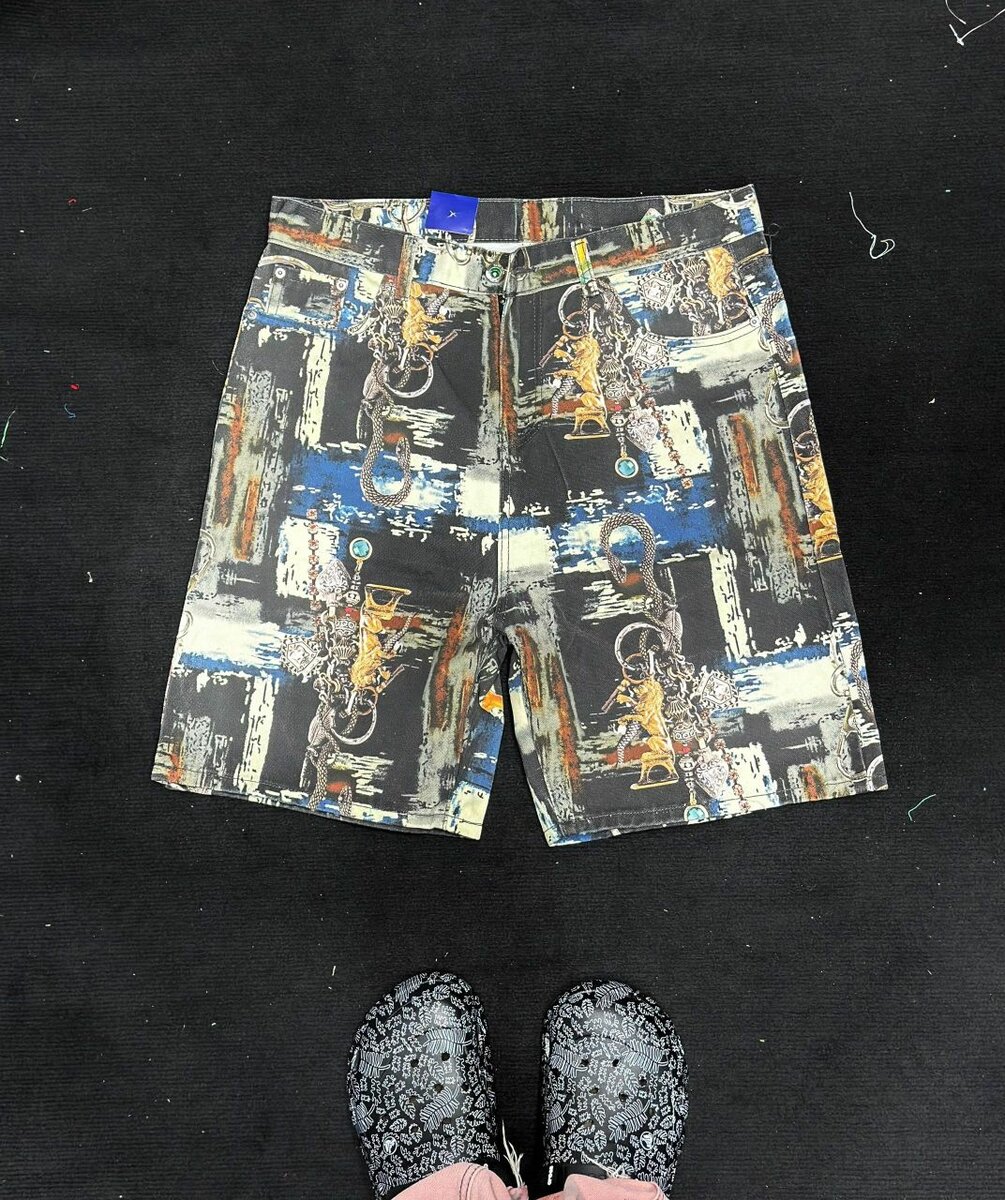 Shorts homme artistiques colorés