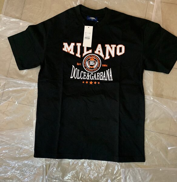 T-shirt noir Dolce & Gabbana