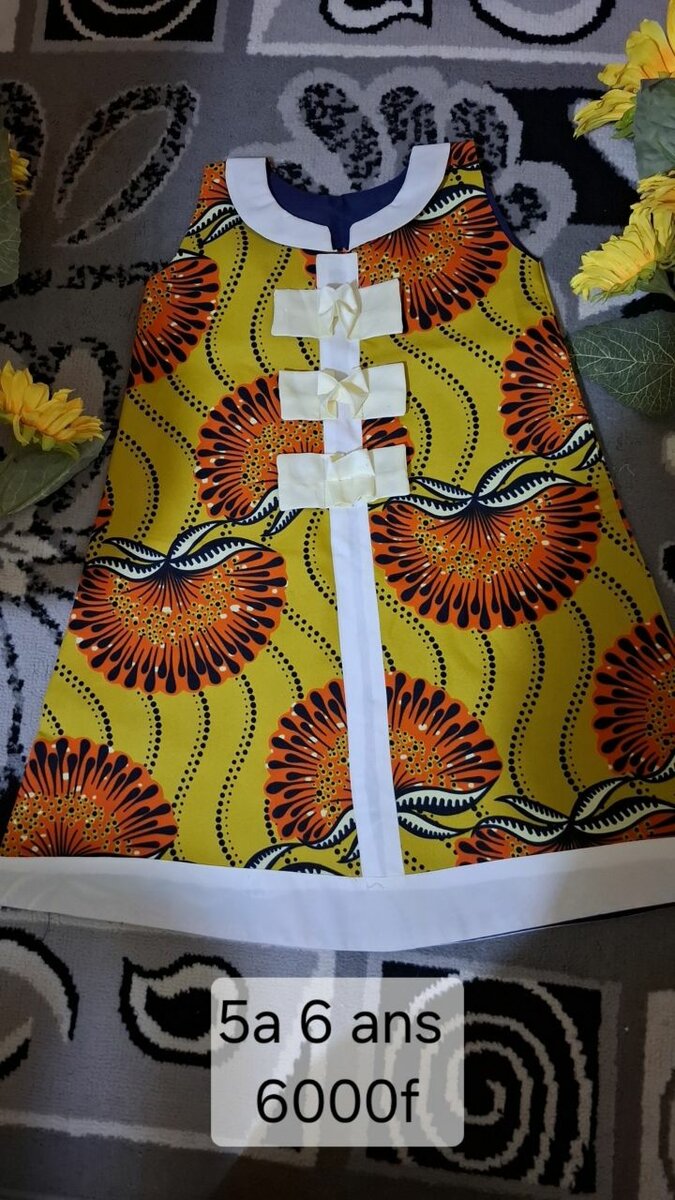 Robes en pagnes pour fillette