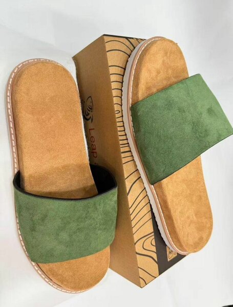 Sandales confortables en cuir