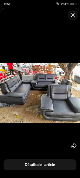 Canapé moderne en cuir