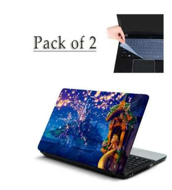 Pack OF 2-Laptop Back Skin Sticker-Laptop Back Skin-Laptop Skin Vinyl Sticker Decal, 14.6 15 15.4 15.6 inch Laptop Skin Sticker Cover For All Laptops