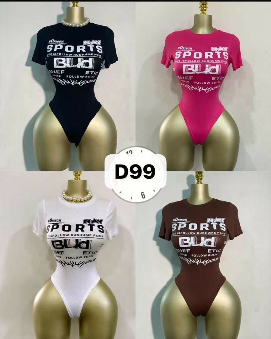 Body féminin imprimé mode