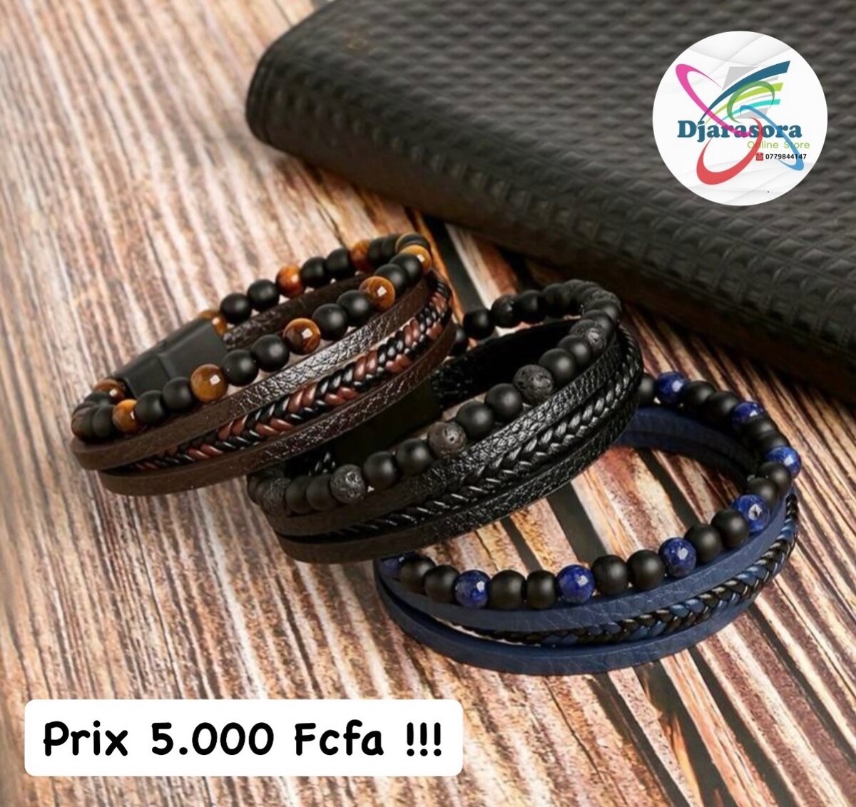 Bracelet cuir véritable