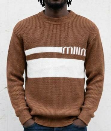 Pull homme rayé tendance