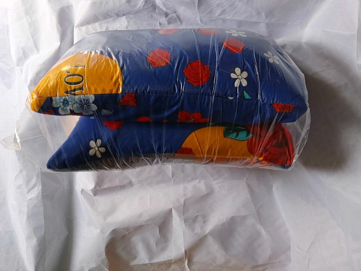 Oreiller fleuri coloré