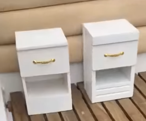 Tables de chevet blanches modernes