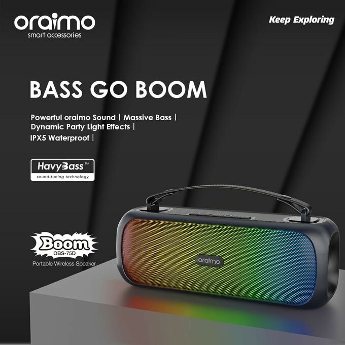 Oraimo Wireless Speaker Boom