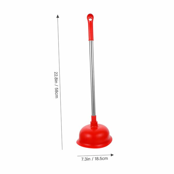 Deluxe Red Toilet Plunger