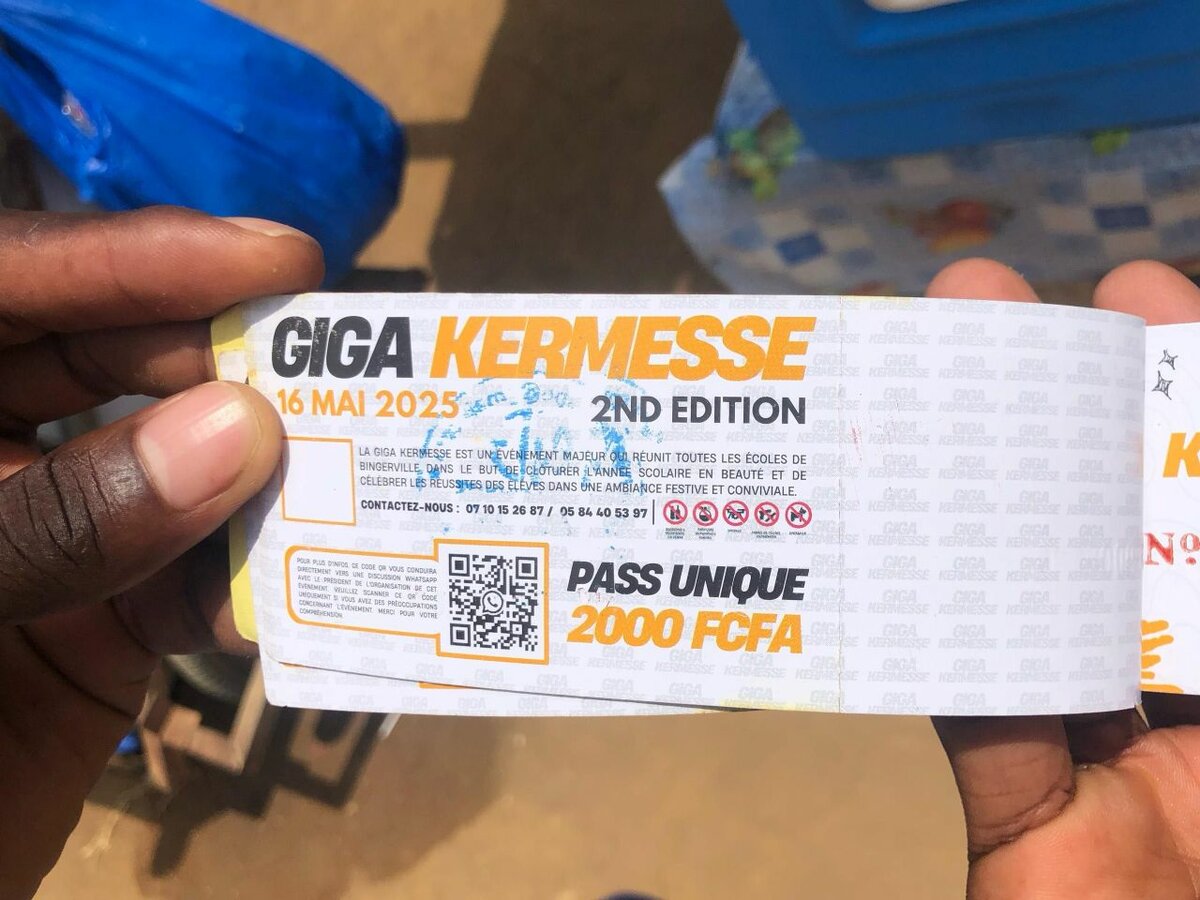 Tickets de la GIGA KERMESSE