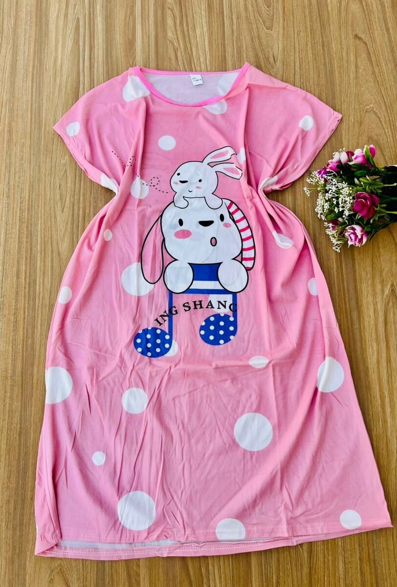 Long cartoon nightwear