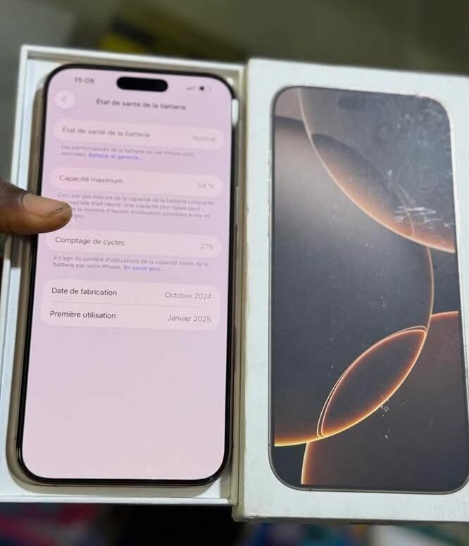 Smartphone Apple dernière génération