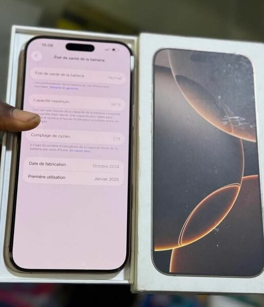 Smartphone Apple dernière génération