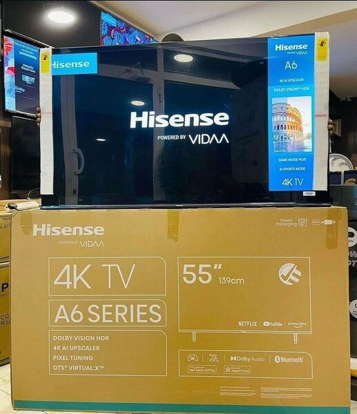 Téléviseur 4K Hisense 55 pouces Série A6