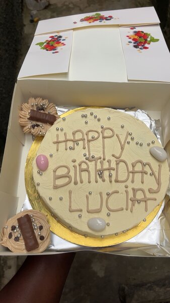 Gâteau d'anniversaire personnalisé