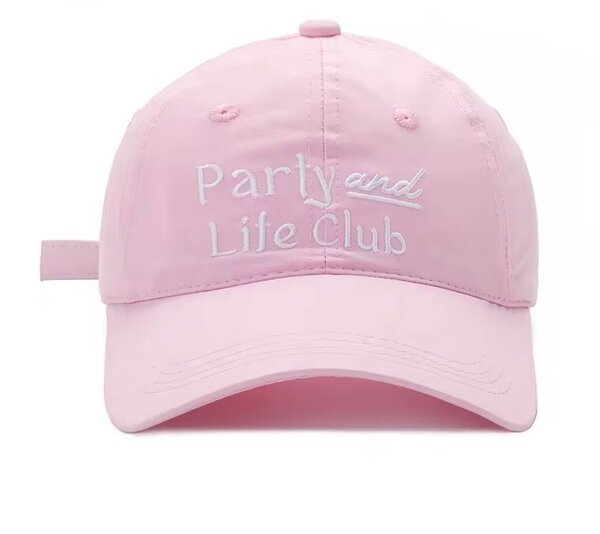 Casquette rose "Party Life"