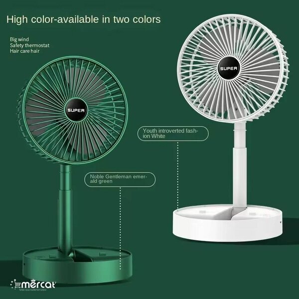 Mini ventilateur télescopique à chargement USB