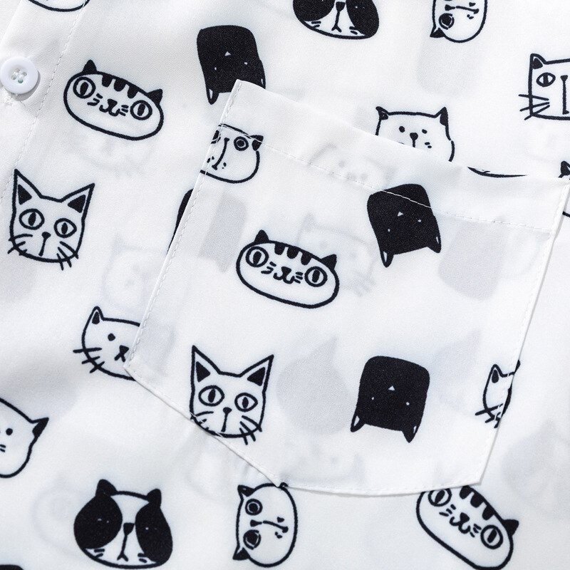 Рубашка - "Мультяшные котики"