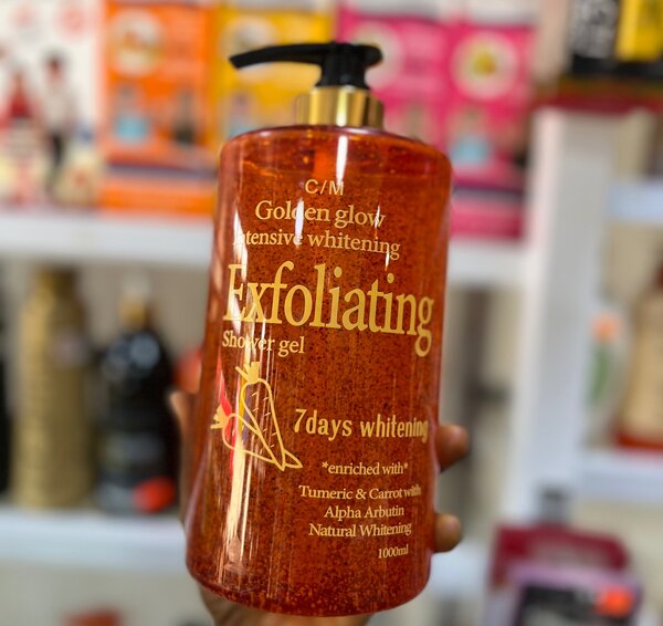 Golden glow shower gel