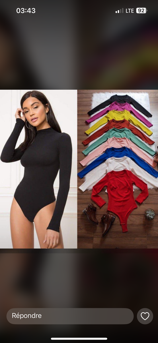 Bodies en coton pour femmes