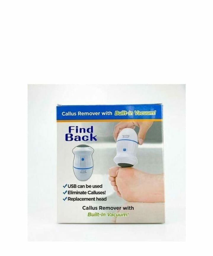 Éliminateur de callosités électrique avec aspirateur intégré