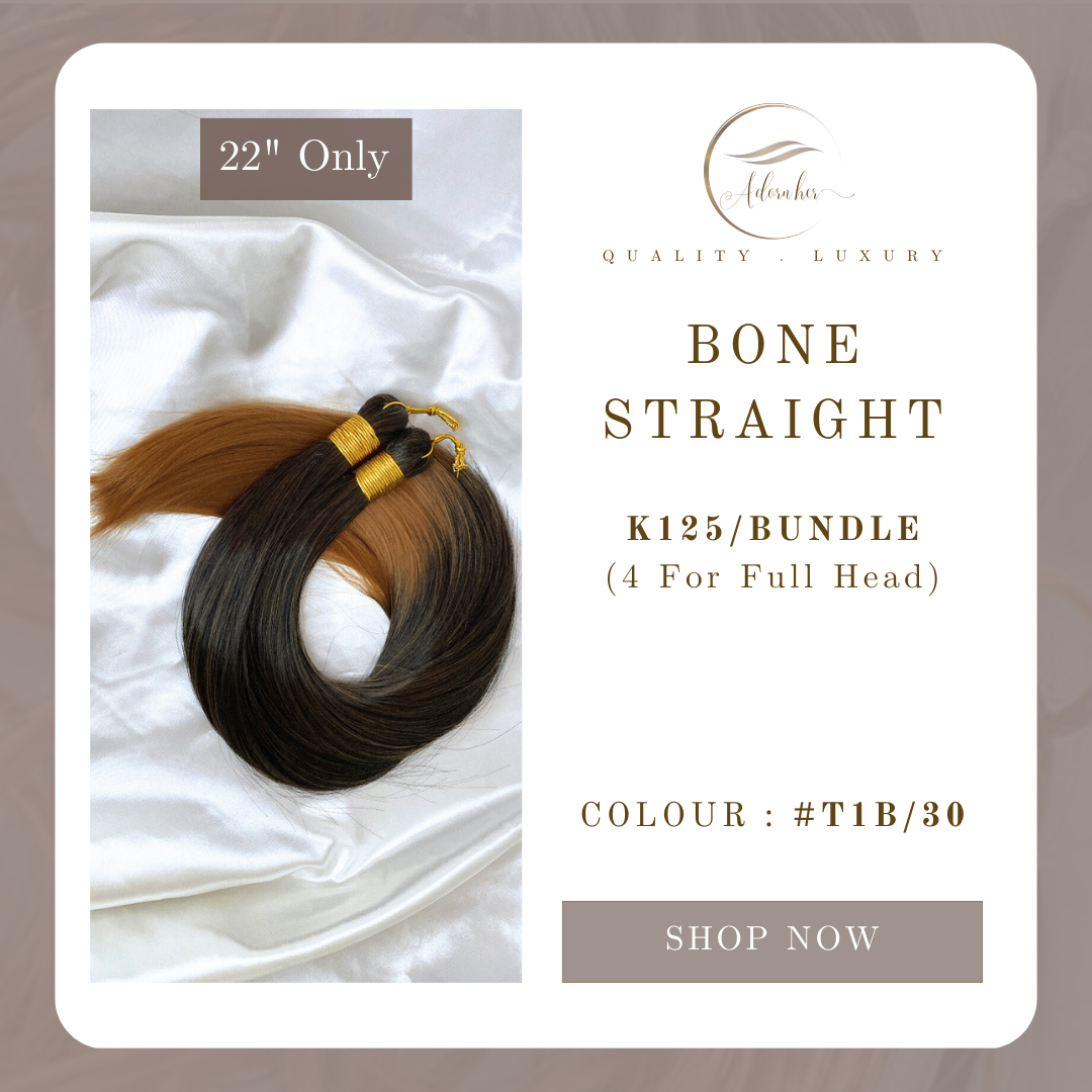 22 inch Bone Straight - Colour #T1B/30
