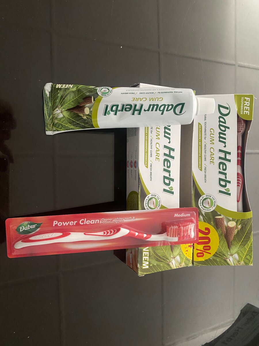 Dabur Herb'l Dentifrice Set