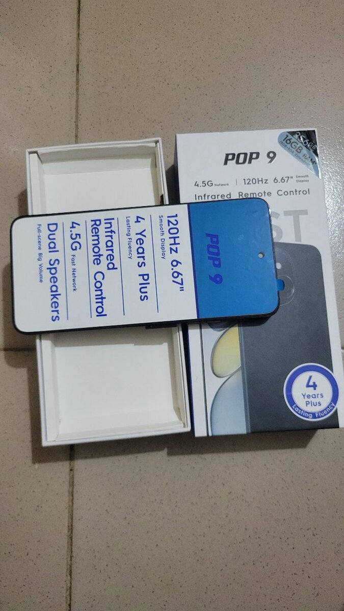 TECNO POP 9 256GB 16GB RAM