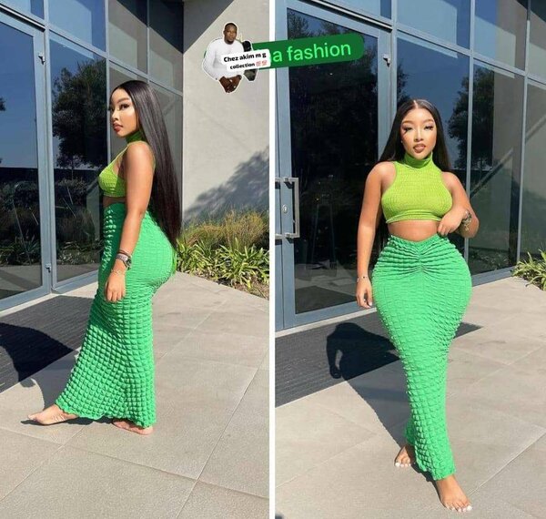 Ensemble jupe longue élégante