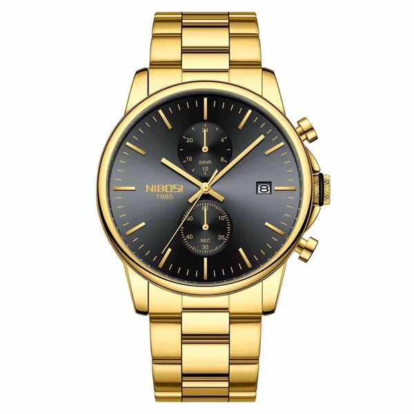 Montre Chronographe Luxueuse Or