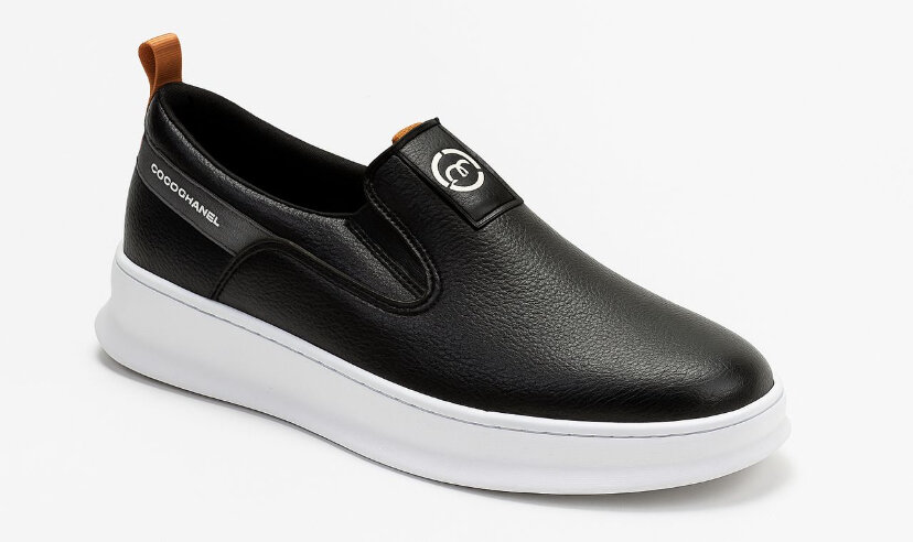 Sneakers en cuir pour hommes