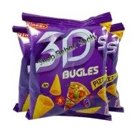 3Ds BUGLES PIZZA Crunch Munch Crisps Tase (12pecks)