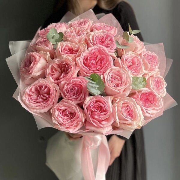 Букет « Розовое безумие »