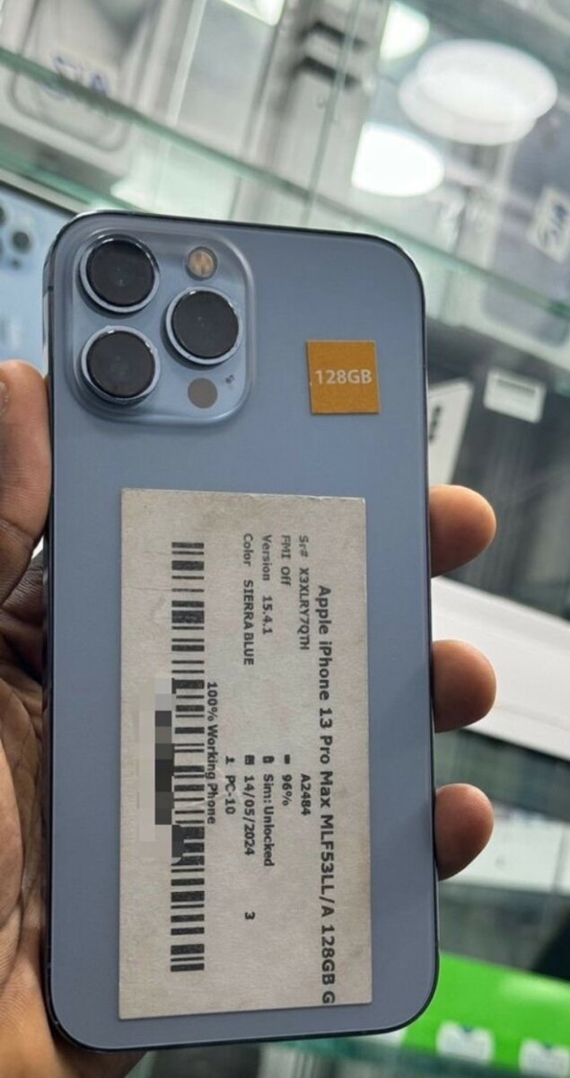 iPhone 13 Pro max 128GB Bleu