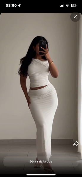 Robe moulante deux pièces