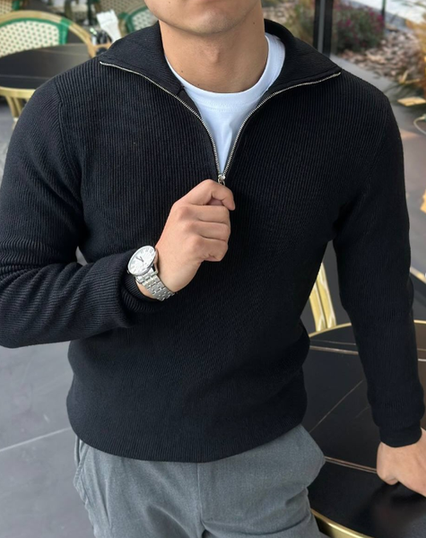 кофта черная мужская