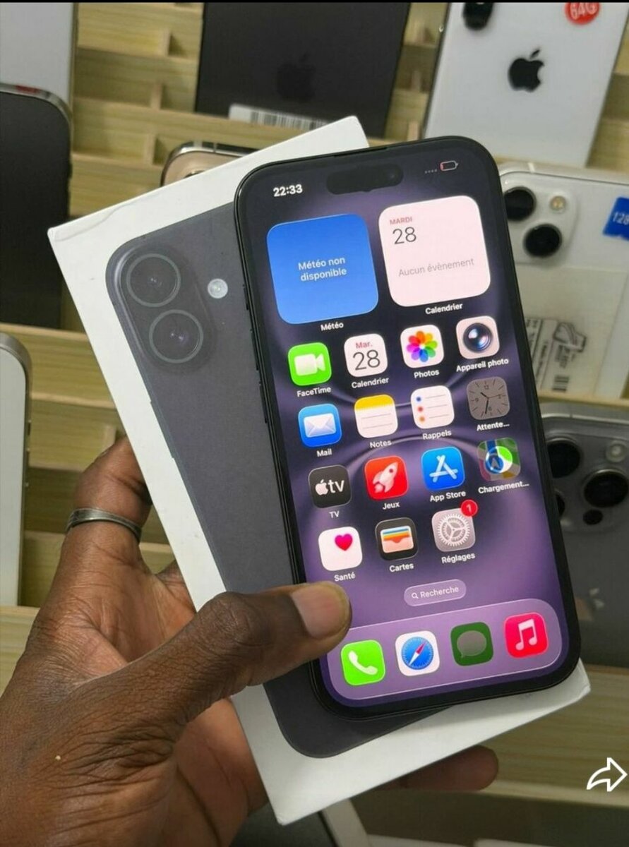 iPhone 16Noir 128 Go