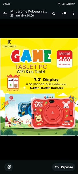 Tablette Enfant WiFi 7"