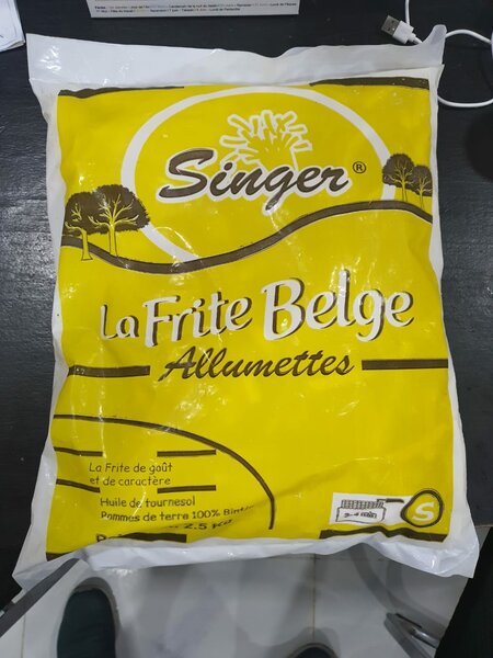 Frites Surgelées naturelles