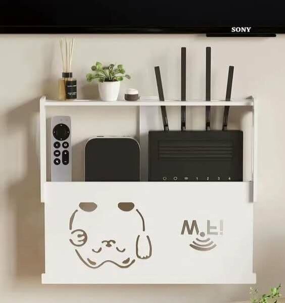 Étagère Murale Cache-Routeur WiFi