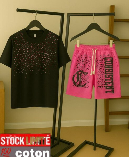 Ensemble tshirt+short en coton